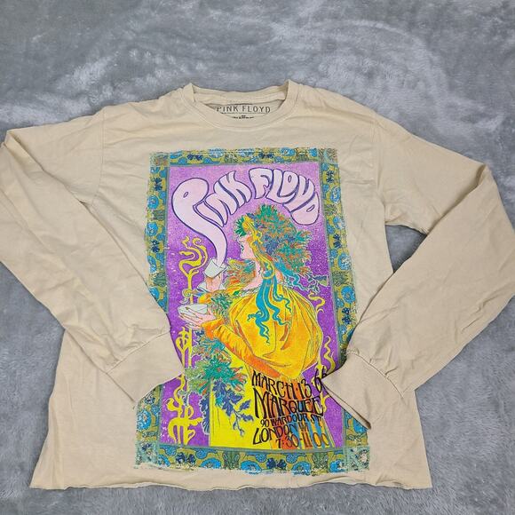 Pink Floyd Marquee 66 Goodie Two‎ Sleeves Long Sleeve T-Shirt size Small - Picture 1 of 8